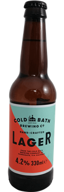 Cold Bath Brewery Lager, 12 x 330ml