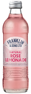 Franklin and Sons Natural Rose Lemonade 12 x 275ml