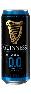 Guinness 0.0 Alcohol Free Stout 24 x 440ml