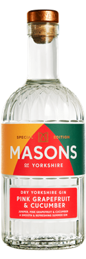 Masons of Yorkshire Pink Grapefruit & Cucumber Gin