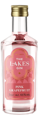 Lakes Distillery Pink Grapefruit Gin Miniatures 5cl